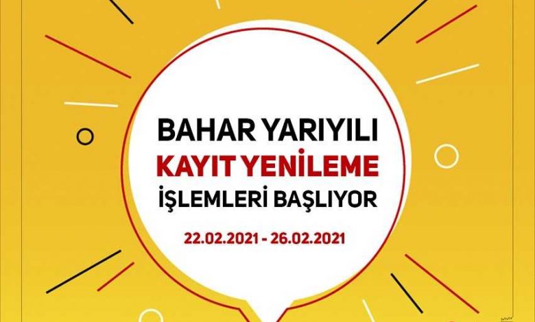 İstanbul Üniversitesi (AUZEF) 2021 Bahar Dönemi Kayıt Yenilemeleri