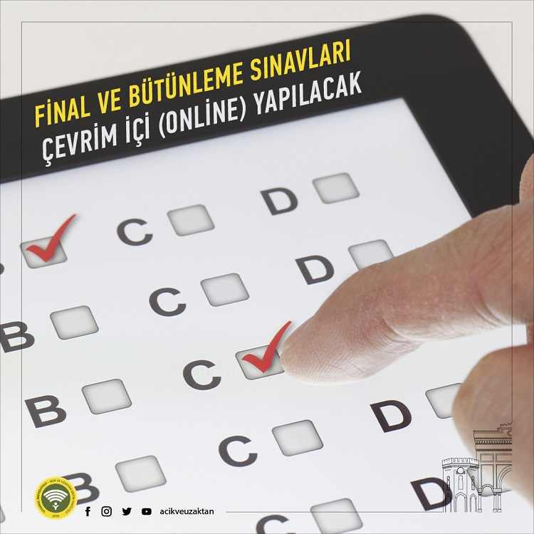 İstanbul AUZEF 2021 Final Sınavları Online Olacak