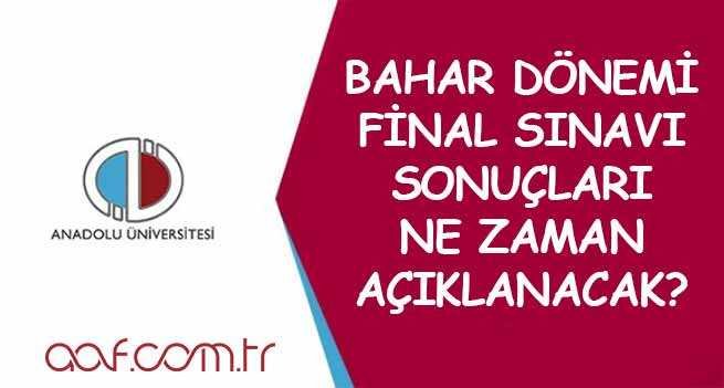 2021 Bahar Dönemi Final Sınavı Sonuçları Açıklandı mı?