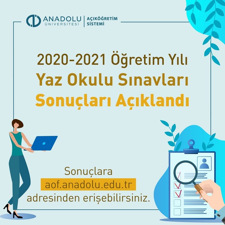 2021 Aof Yaz Okulu Sonuçları 2021 Aof Yaz Okulu Sonuçları