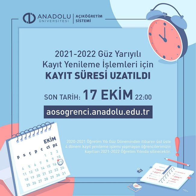 Açıköğretim Kayıt Yenileme Açıköğretim Kayıt Yenileme