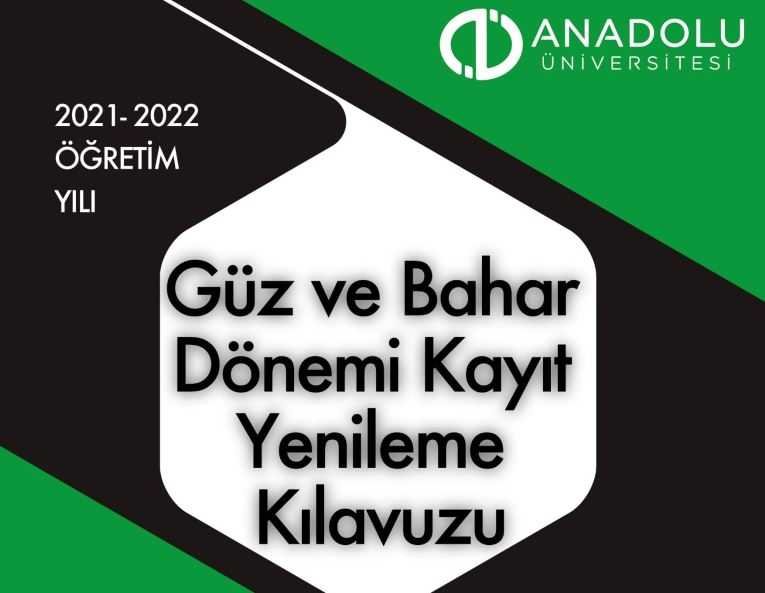 Aof 2022 Bahar Dönemi Kayıt Yenileme