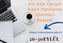 ATA AÖF Kayıt Yenileme