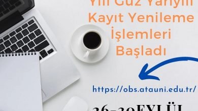 ATA AÖF Kayıt Yenileme