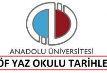 2024 Açıköğretim Yaz Okulu Kayıtları