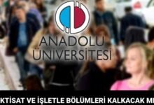 AÖF İşletme ve İktisat Bölümleri Kapatıldı mı?